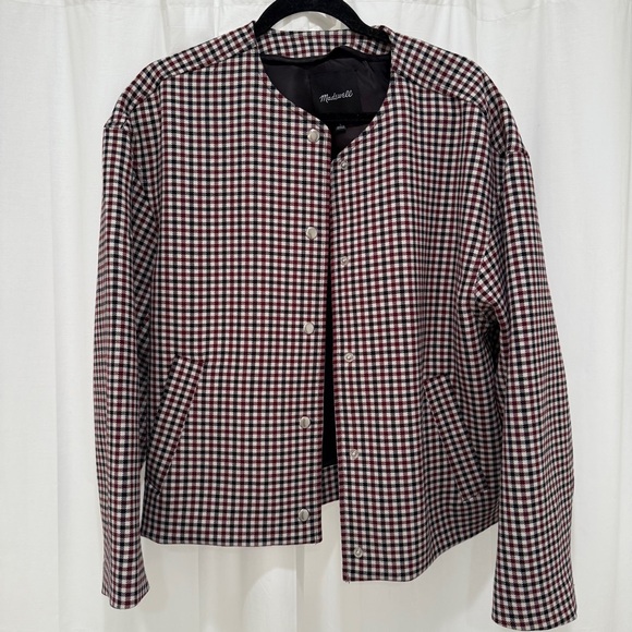 NWOT MADEWELL Suiting Bomber Jacket - Picture 9 of 9